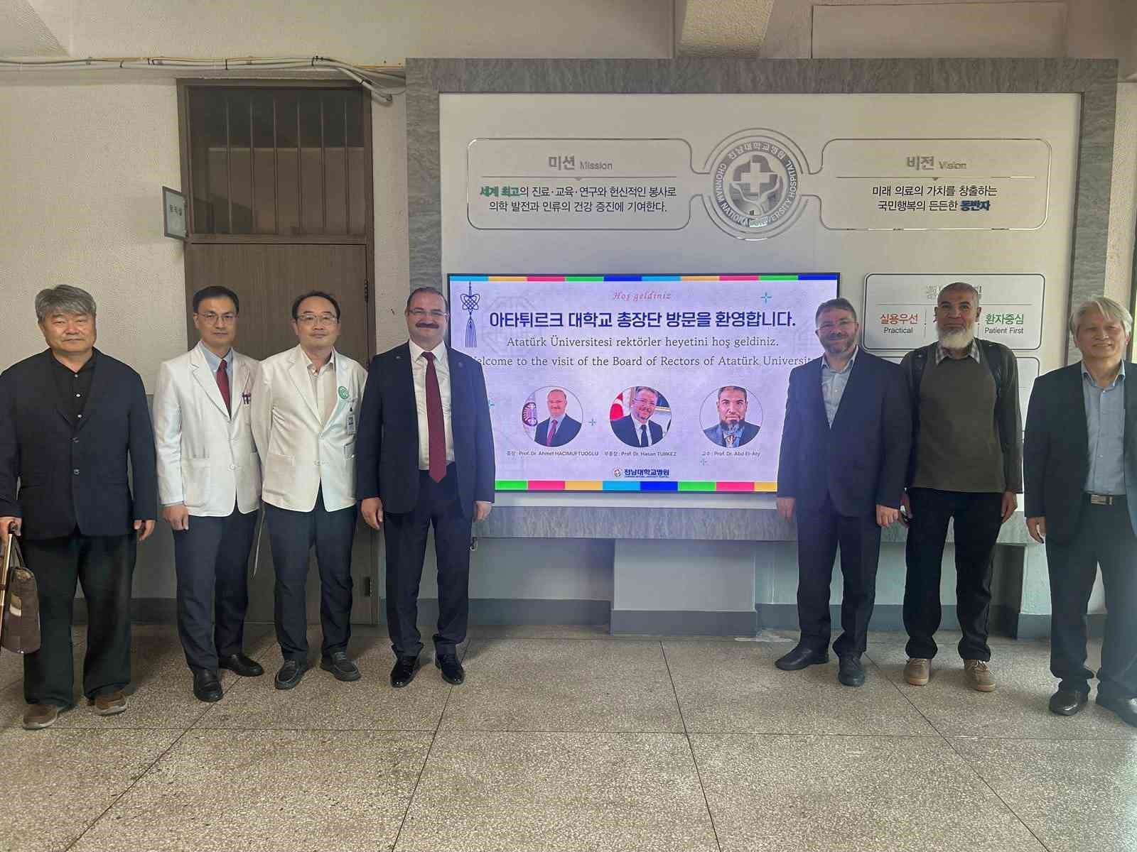 Atatürk Üniversitesinden Güney Kore’de stratejik iş birliği ziyaretleri