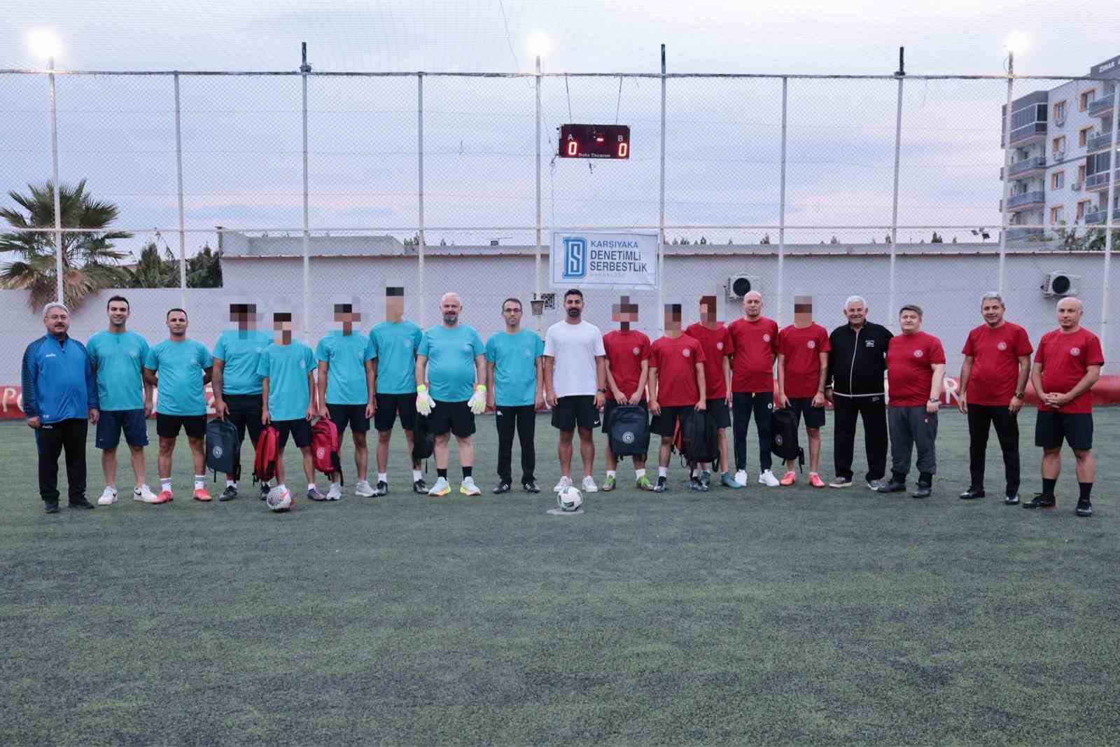 Denetimli serbestlik kapsamındaki gençler, protokolle sahada buluştu