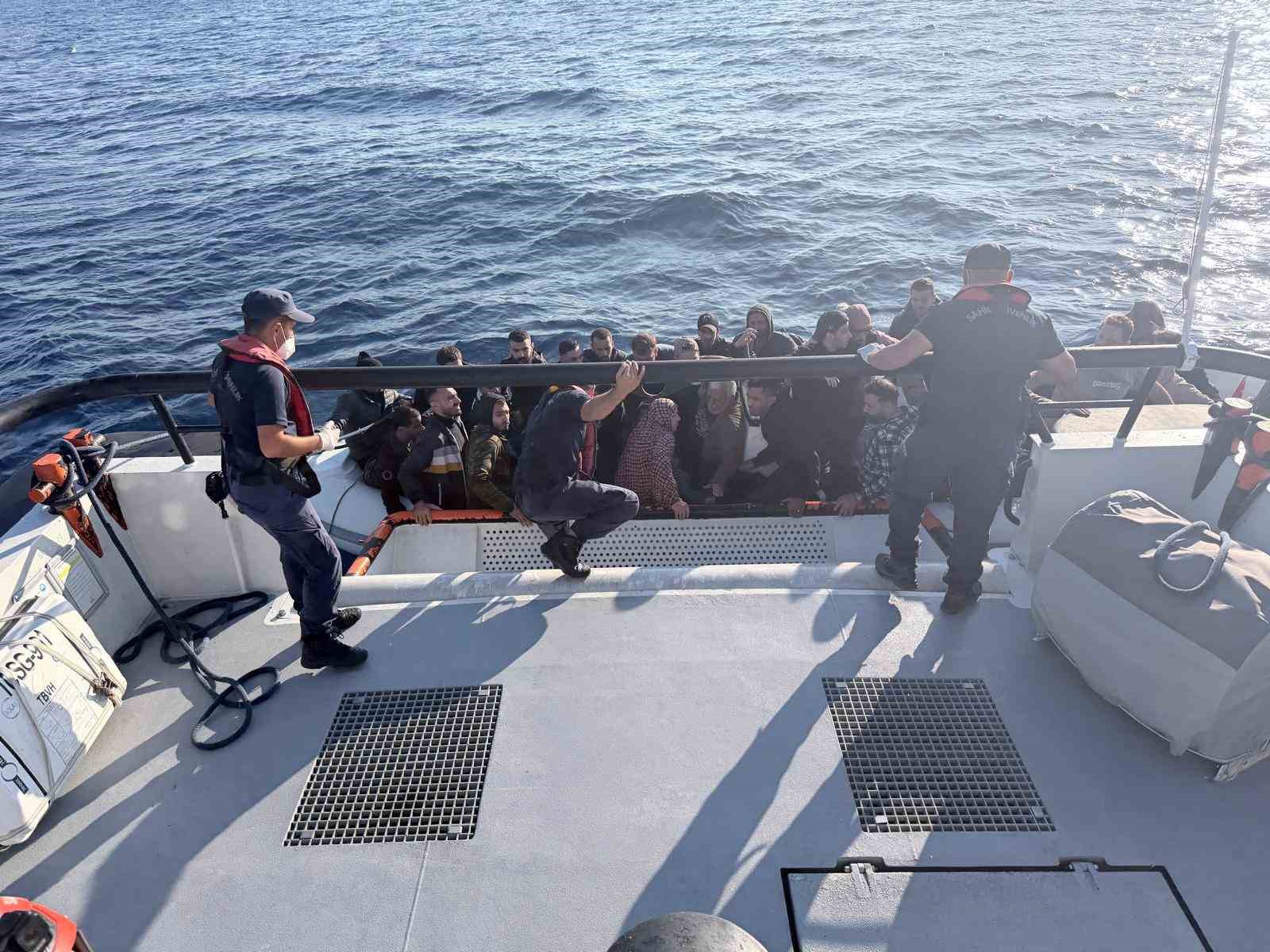 Bodrum’da 35 düzensiz göçmen yakalandı