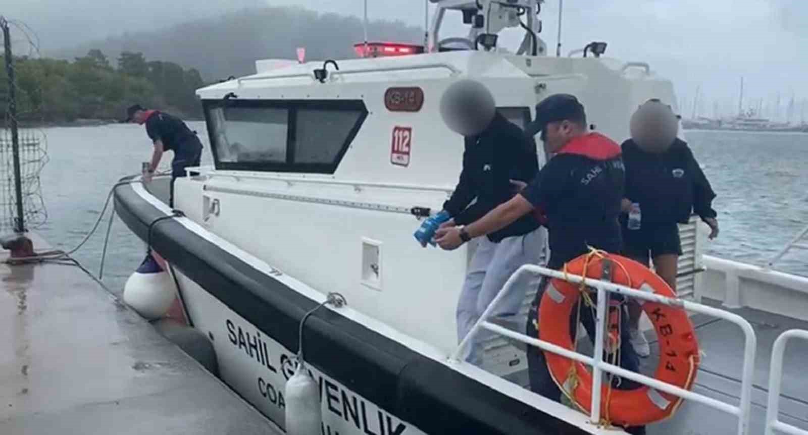 Teknede yaralanan vatandaşa Sahil Güvenlik’ten tıbbi tahliye