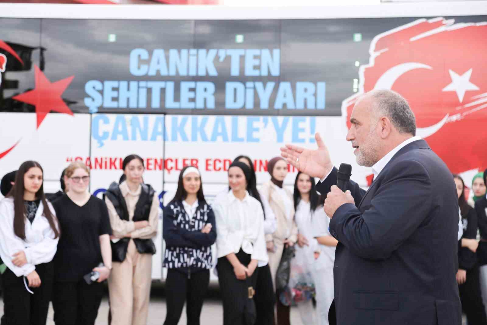 Canikli öğrenciler için anlamlı Çanakkale’de gezisi
