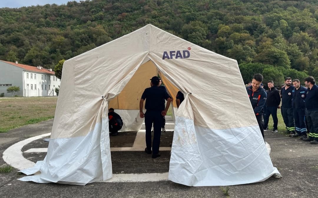 AFAD’dan çadır kurma eğitimi