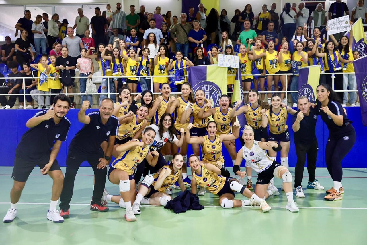 Didim Belediyespor Kadın Voleybol Takımı sezona galibiyet ile başladı
