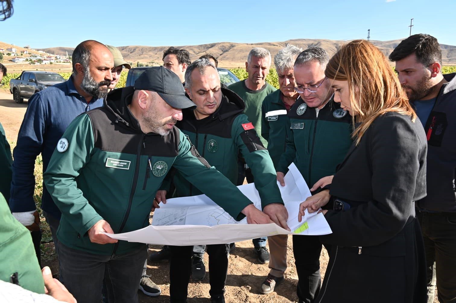 Demirözü’nde arazi toplulaştırma çalışmaları devam ediyor