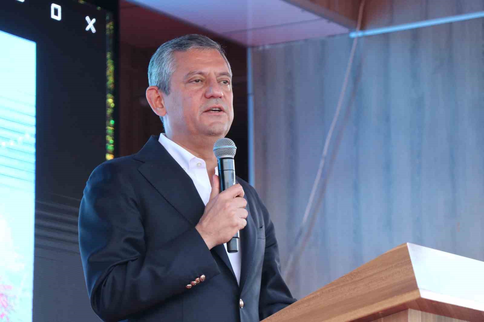 CHP Genel Başkanı Özel: 