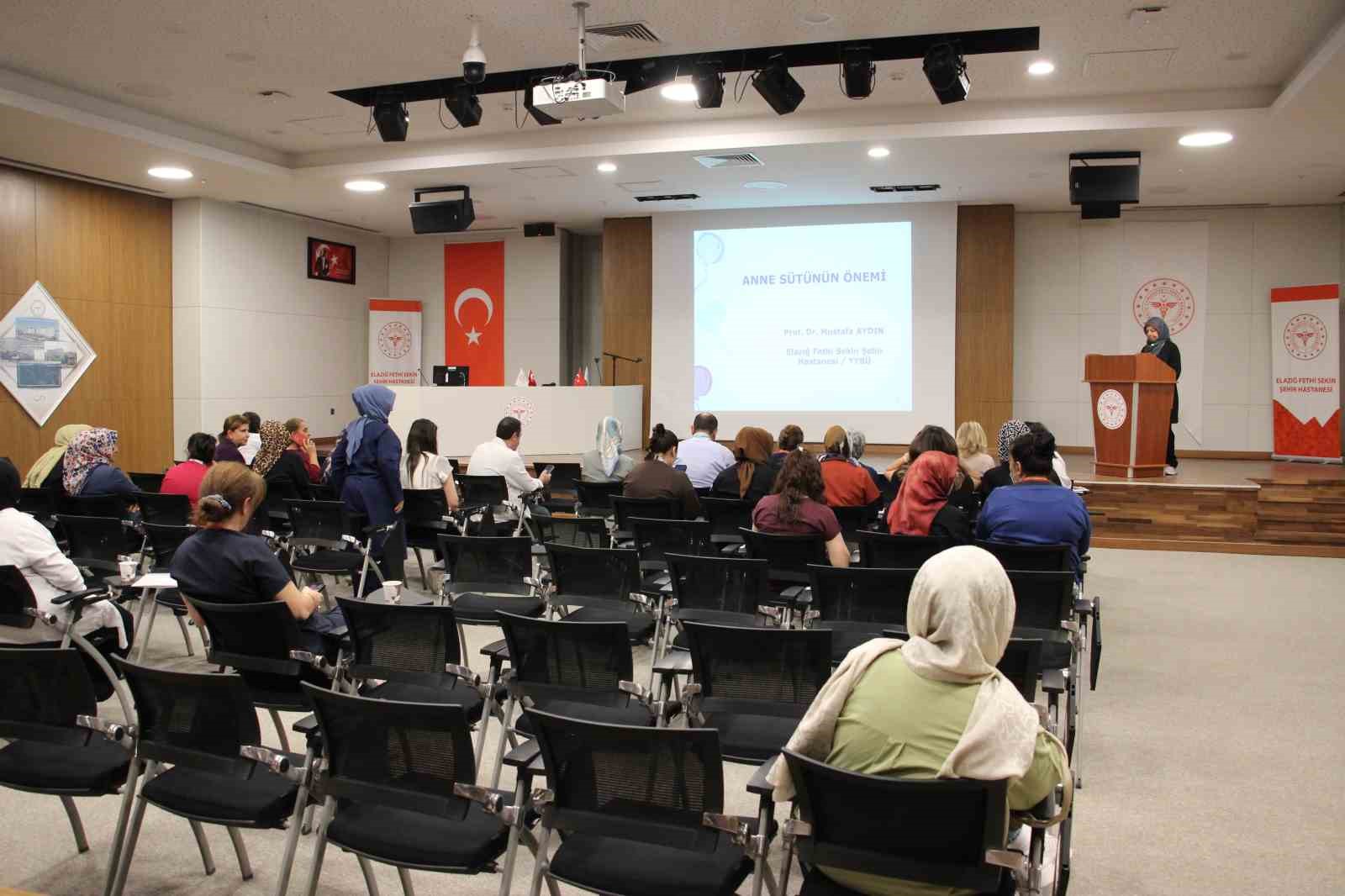 Elazığ’da anne sütünün önemi ele alındı