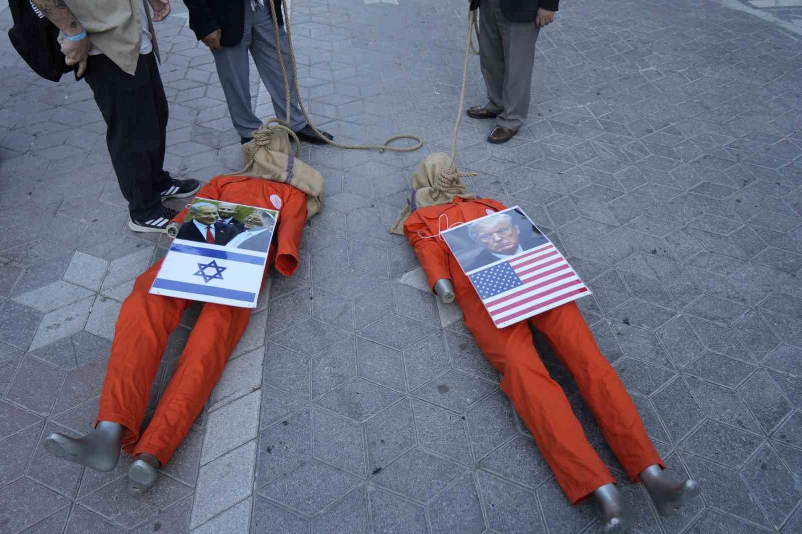 Gümüşhane’de Gazze’ye destek eylemi