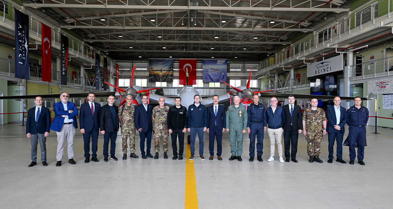 İtalyan heyet, Baykar'ı ziyaret etti!