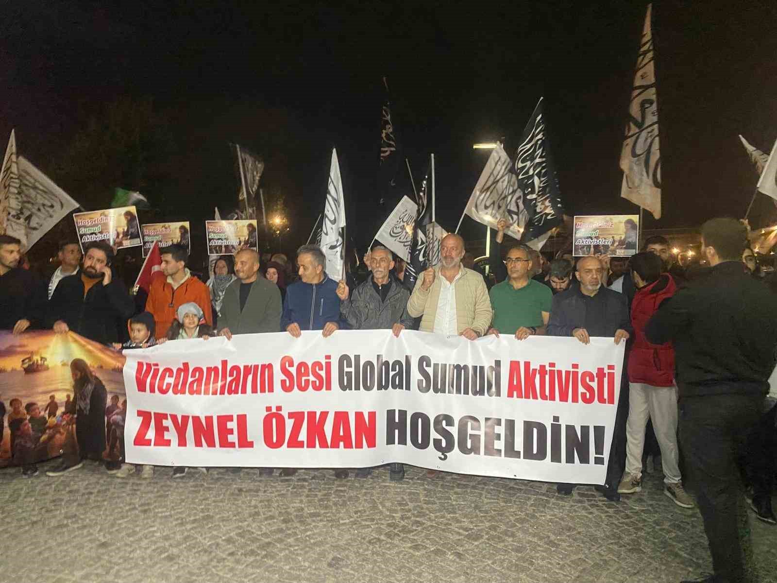 Sumud Filosu’nda bulunan aktivist Zeynel Abidin Özkan: 