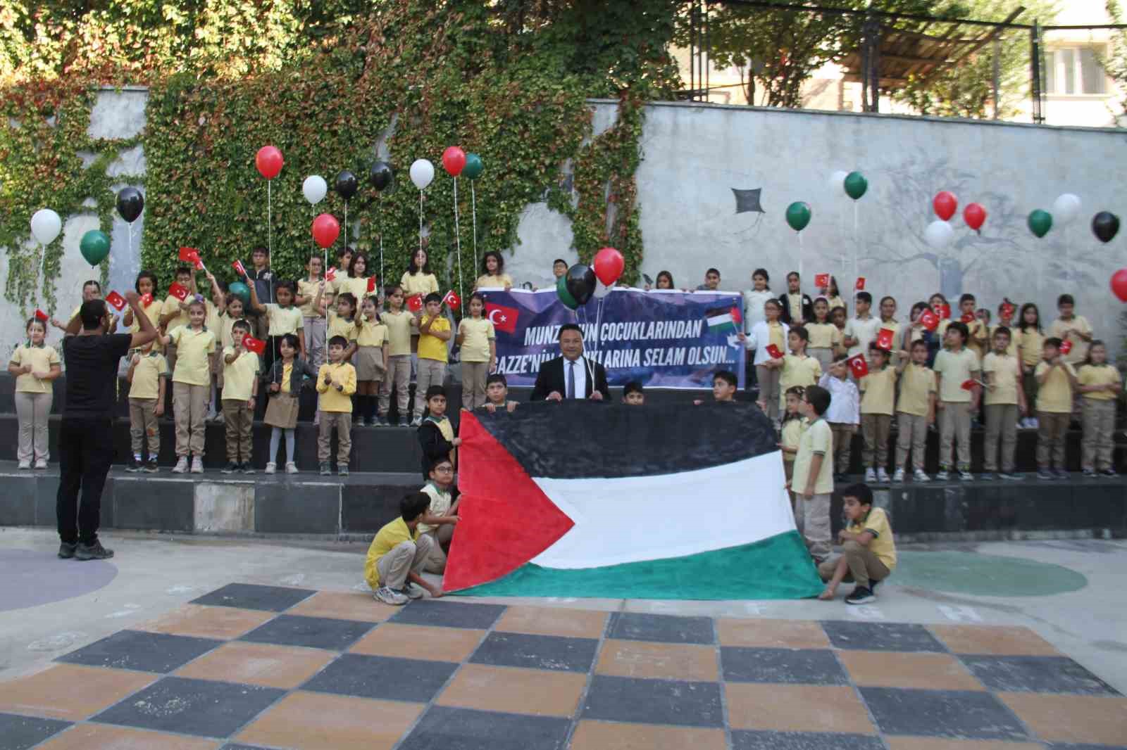 Tunceli’de öğrencilerden Filistin’e destek