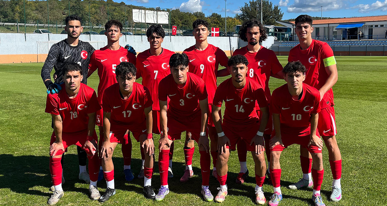 U19 Milli Futbol Takımı, Hazırlık Turnuvası’nda Danimarka’ya mağlup oldu