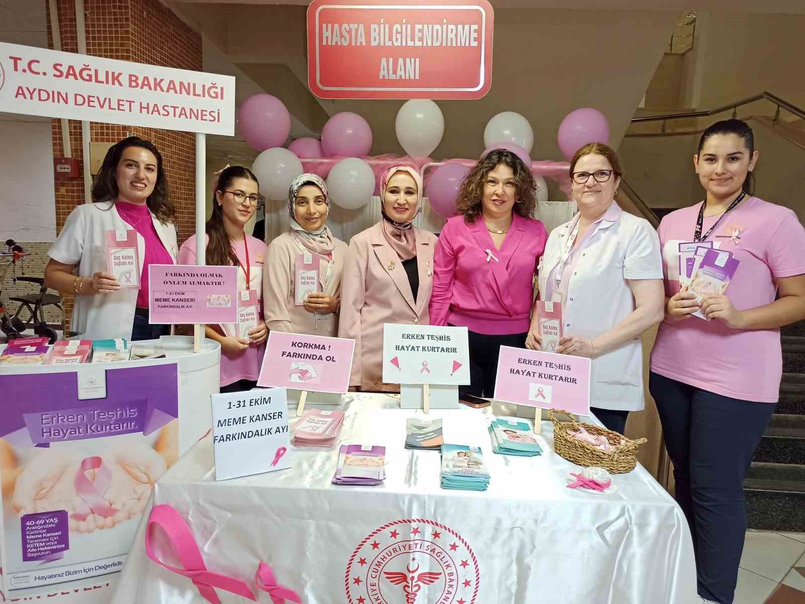 Aydın’da meme kanserine dikkat çekildi