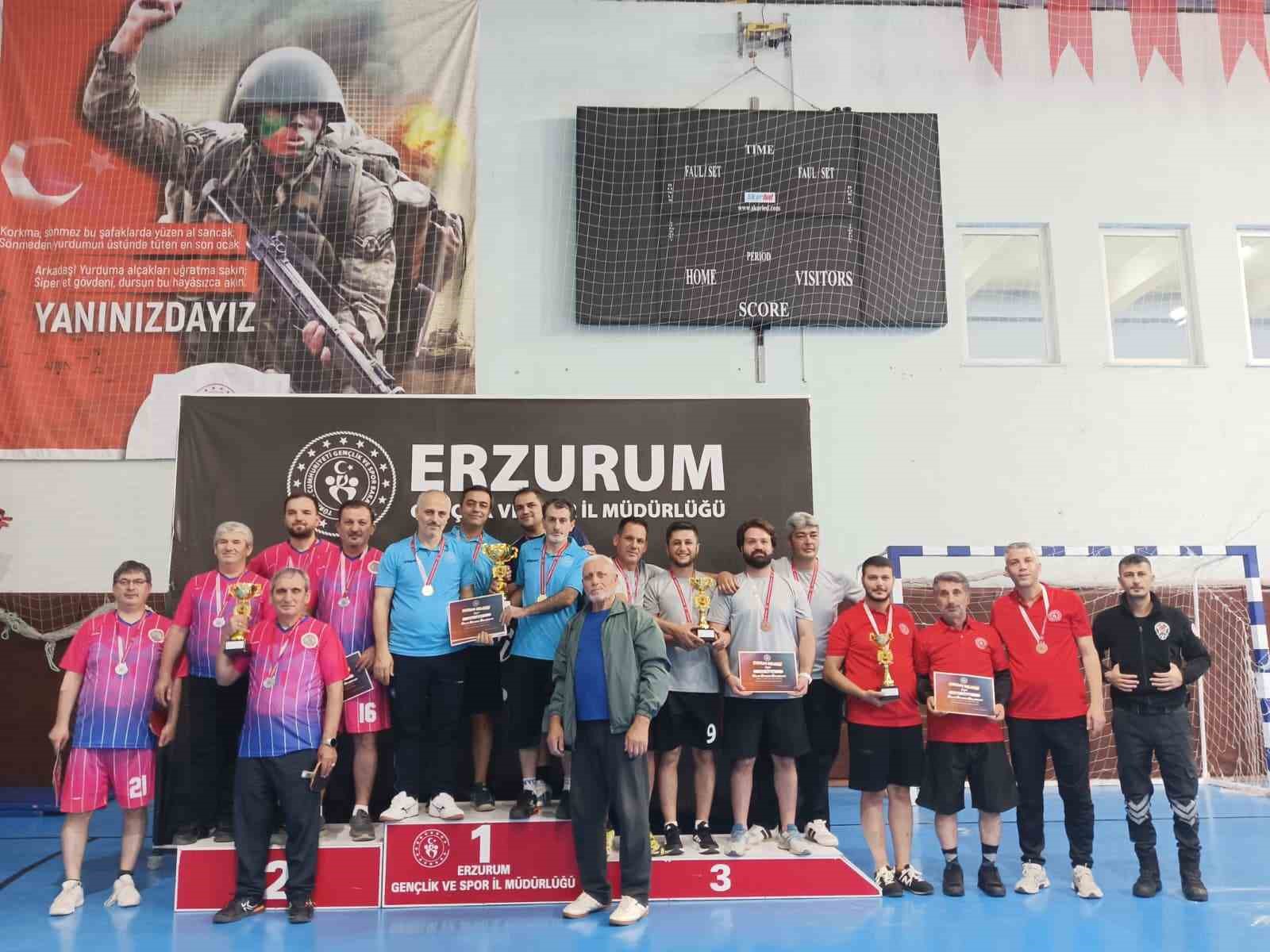 Erzurum İl Sağlık Müdürlüğü Kamu Spor Oyunları’nda şampiyon oldu