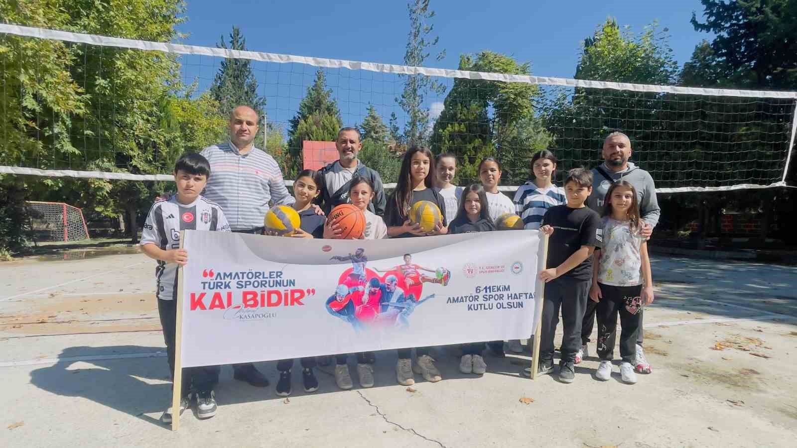 Sarıgöl’de okullar spora doydu