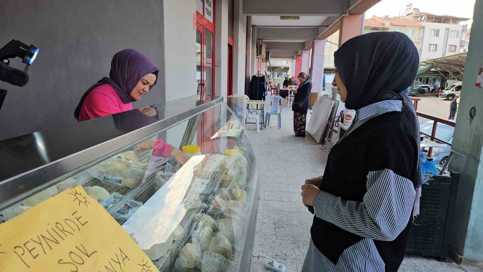 Sındırgı’da kadınlar üretiyor, doğal peynirler sofralara ulaşıyor