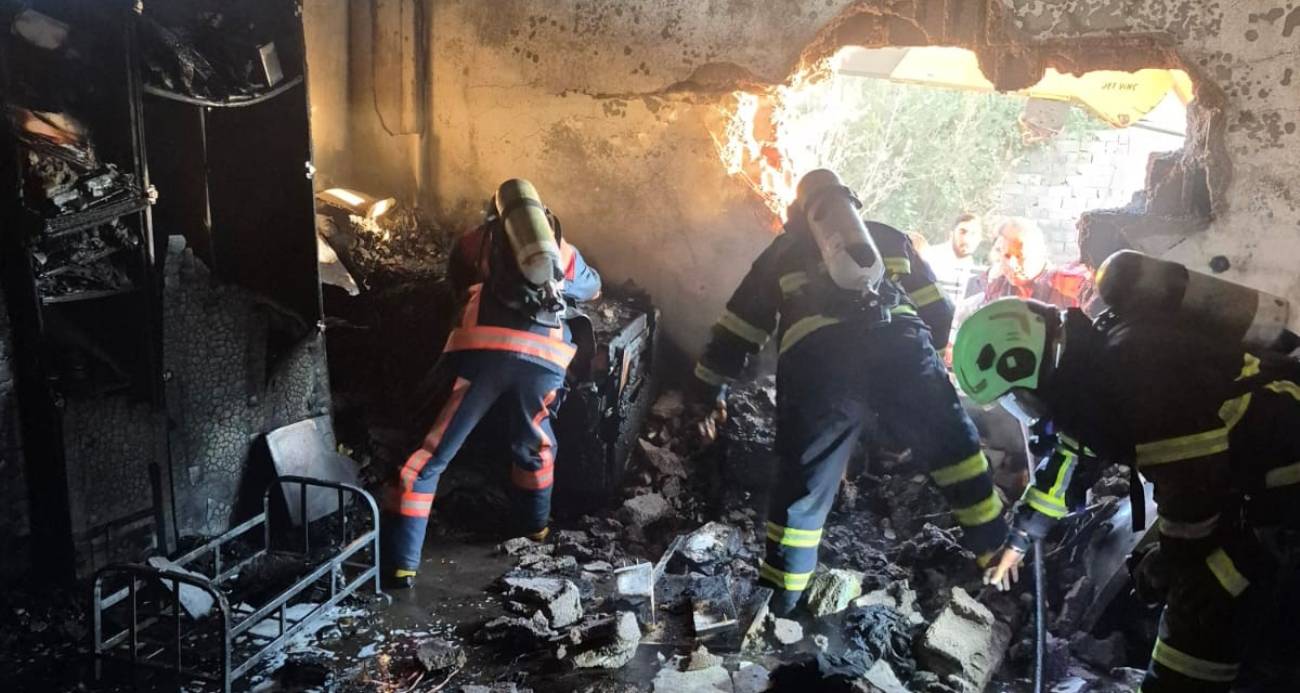 Mardin’deki yangın 5 yaşındaki çocuğu hayattan kopardı