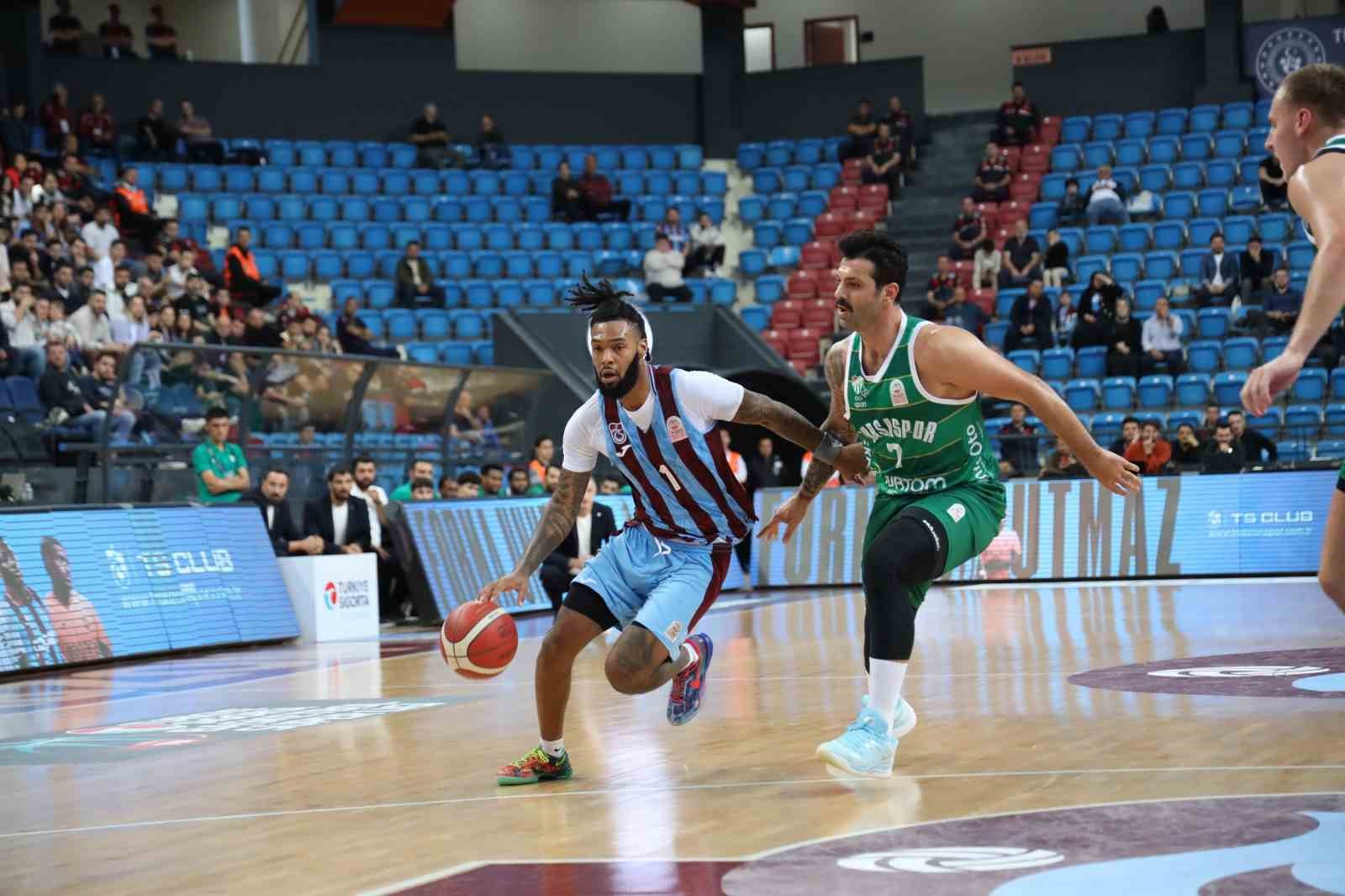 Türkiye Sigorta Basketbol Ligi: Trabzonspor: 79 - Bursaspor Basketbol: 85