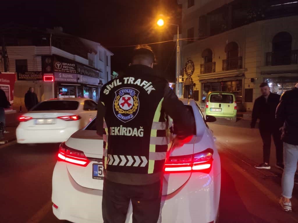 Tekirdağ’da sivil polisi vale sanan alkollü sürücü yakalandı