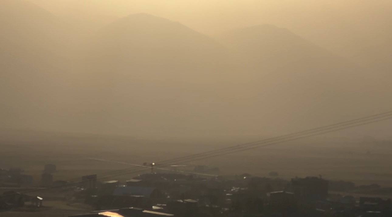 Hakkari’de toz bulutu etkili oldu