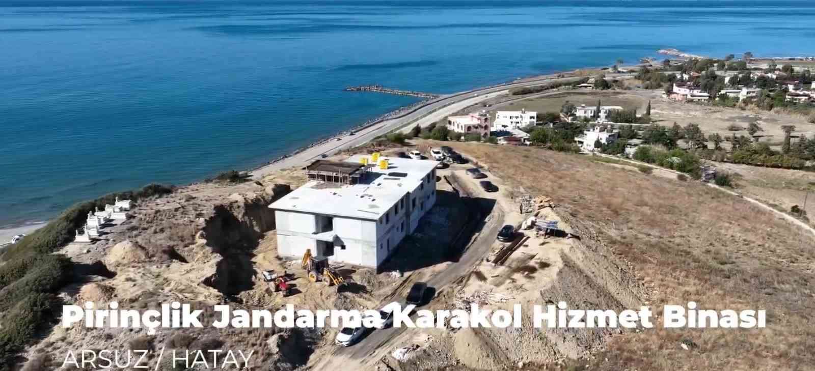 Arsuz’da Pirinçlik jandarma karakolu binası yenileniyor