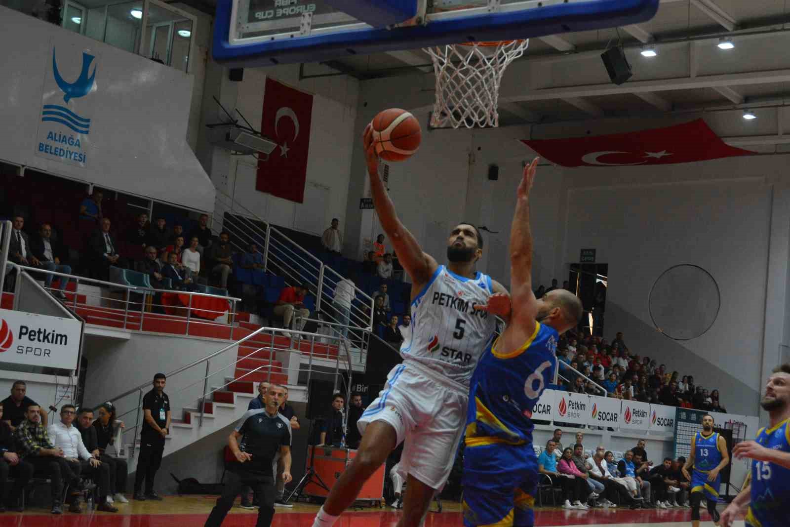 FIBA Avrupa Kupası: Aliağa Petkimspor: 85 - CSM Corona Brasov: 74