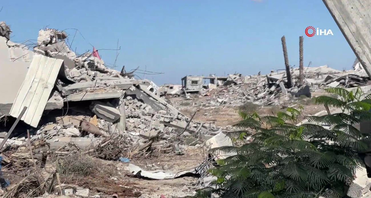 İsrail ordusunun çekildiği Şucaiyye Mahallesi’ndeki yıkım görüntülendi