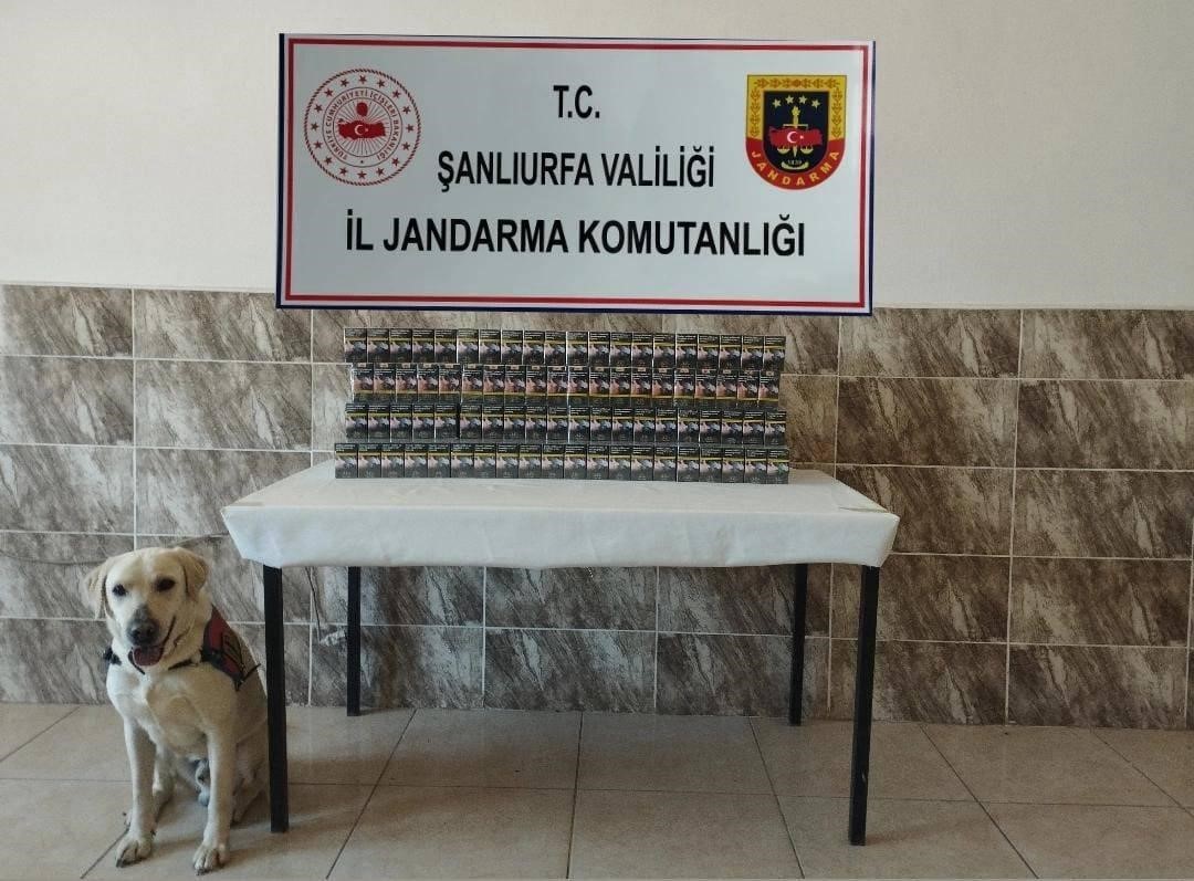 Şanlıurfa’da 7 bin 940 paket kaçak sigara ele geçirildi