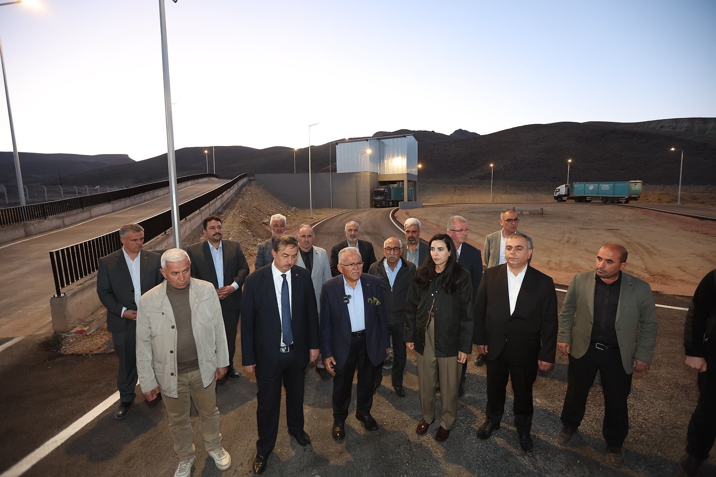 Büyükkılıç’tan Yeşilhisar’daki katı atık transfer istasyonu ve fen lisesine ziyaret