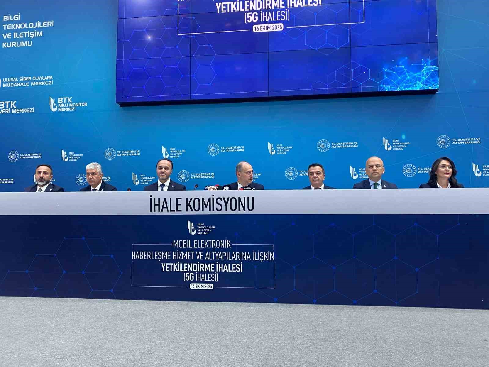 BTK’da 5G yetkilendirme ihalesi başladı