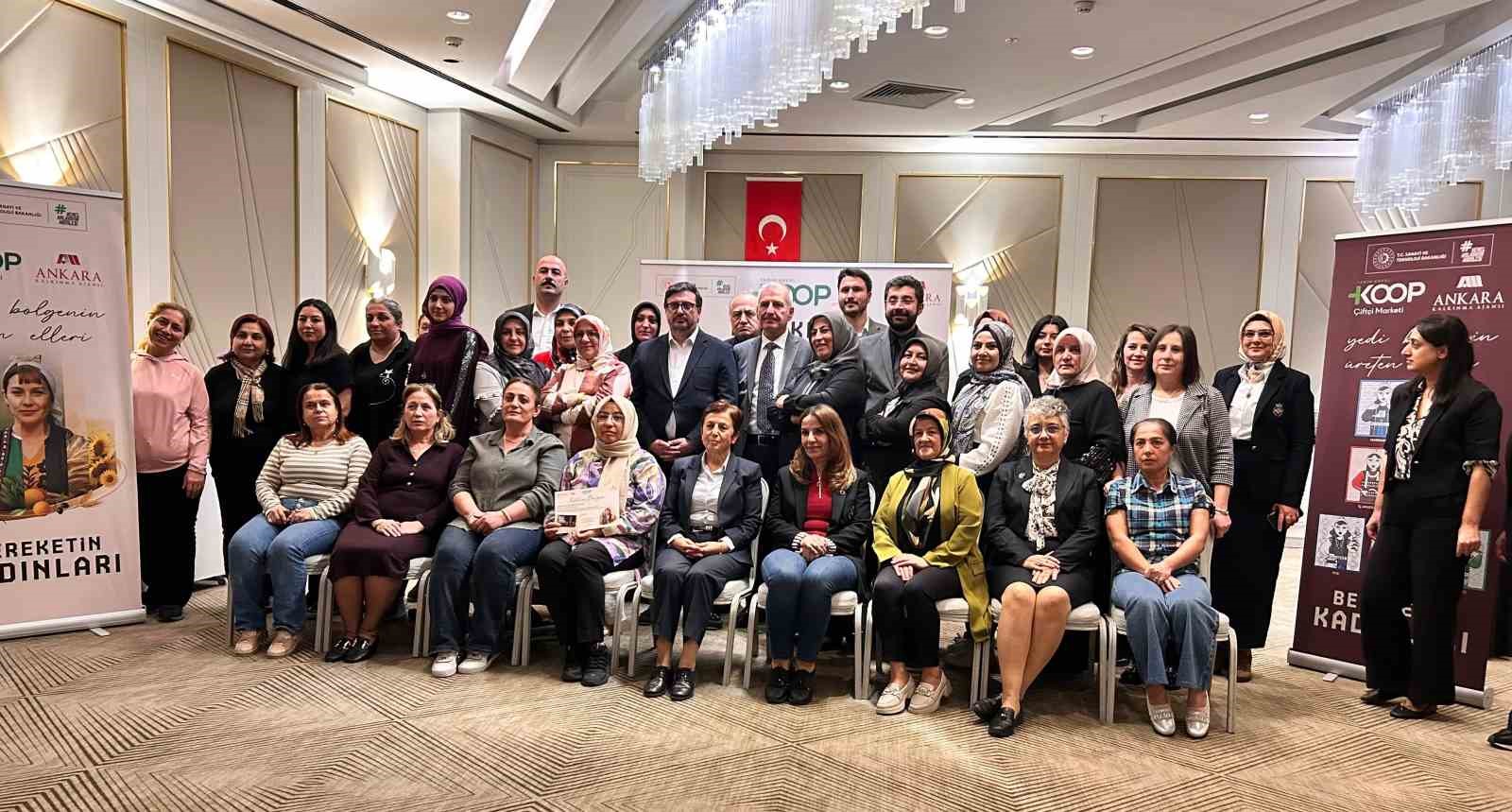 Ankara Kalkınma Ajansı ve KOOP Market arasında ‘Bereketin Kadınları’ işbirliği protokolü imzalandı