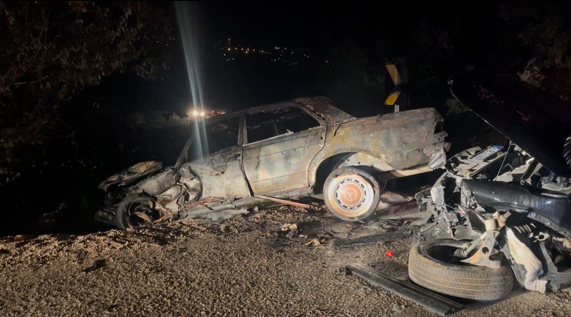 Bursa’da korkunç kaza: Araç alev aldı, yangın ormana sıçradı