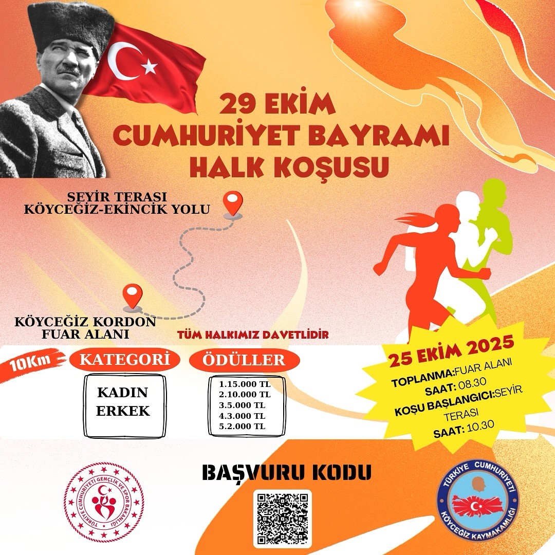 Köyceğiz’de halk koşusu yapılacak