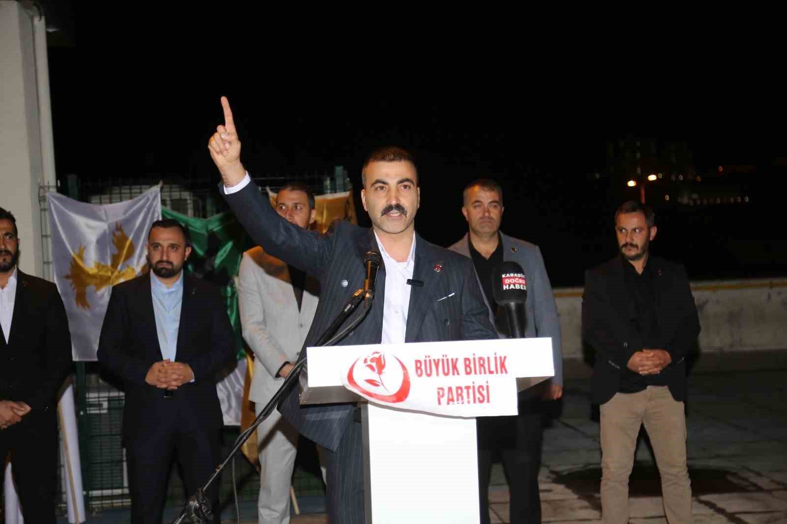 BBP Karabük İl Başkanı Kesgin: 