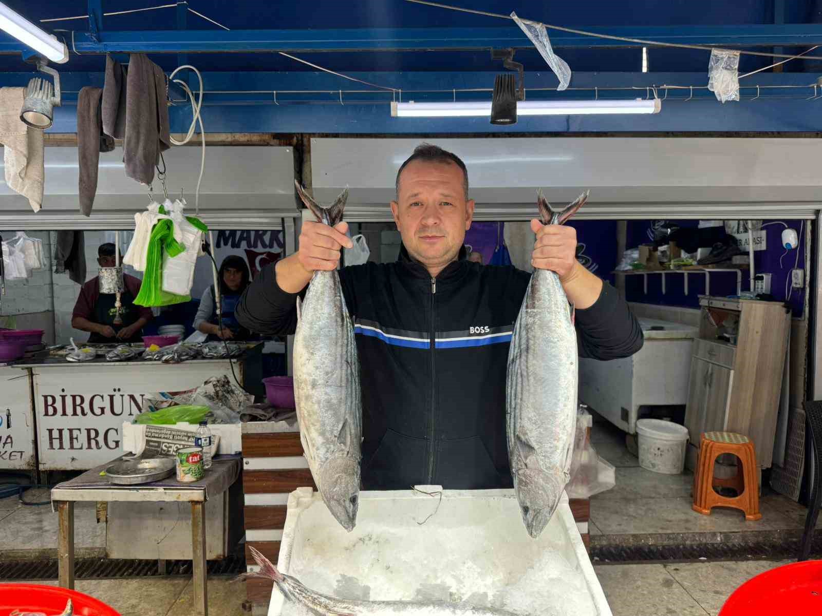 Bandırma Balık Hali’nde sezon hareketliliği başladı