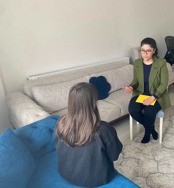 Bilecik’te engelli evde bakım hizmeti alanlara psikolojik destek