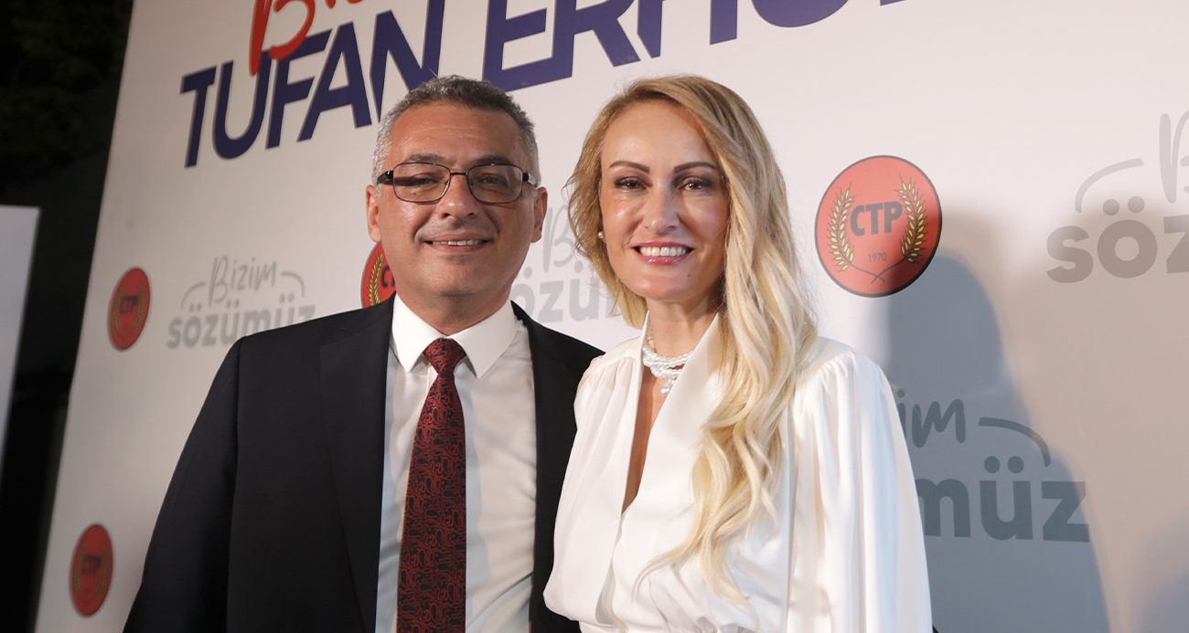 KKTC'nin yeni Cumhurbaşkanı Erhürman'dan zafer mitingi