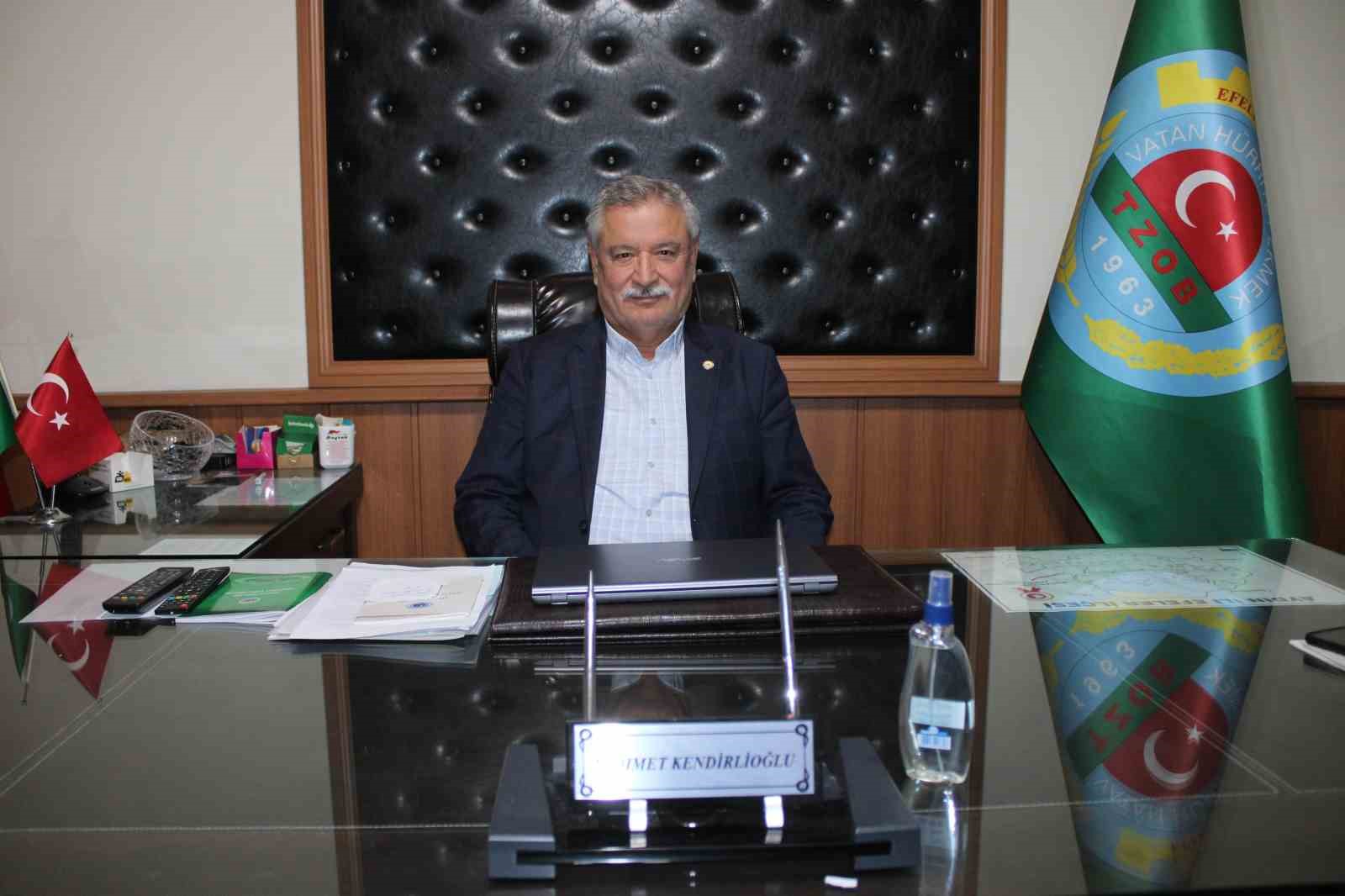 Aydın Ziraat Odası Başkanı Kendirlioğlu: Pamuk üreticisi en az 10 TL prim bekliyor