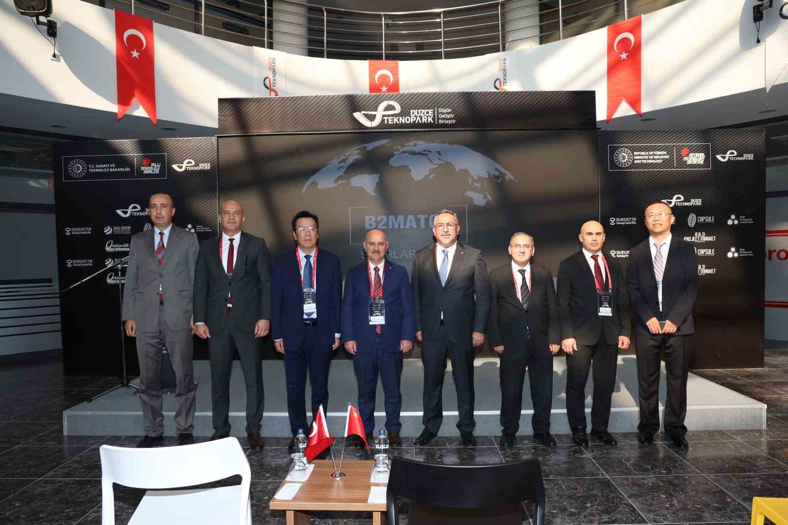 Türkiye-Çin teknoloji iş birliği toplantısı Düzce gerçekleştirildi