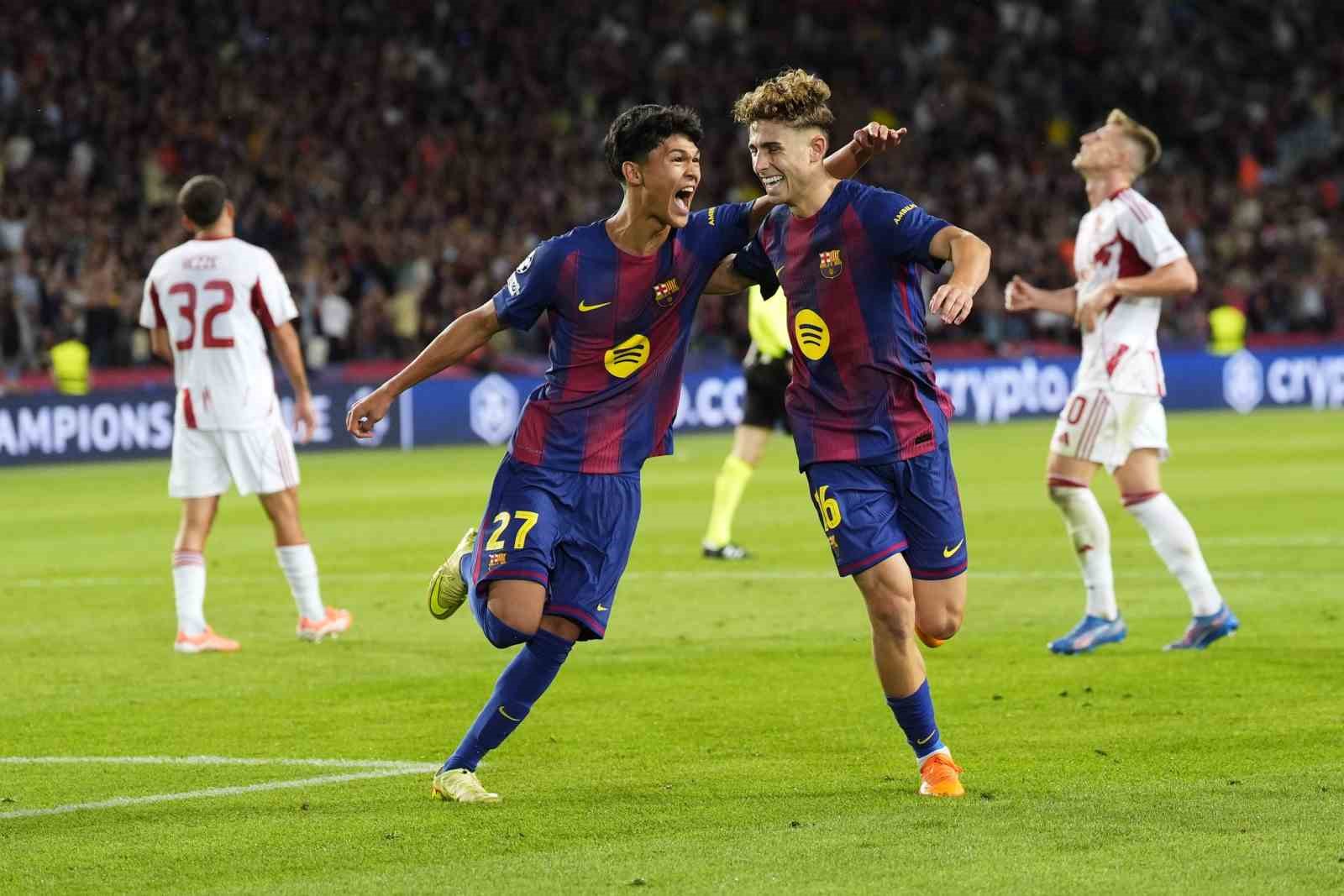 Barcelona, Şampiyonlar Ligi’nde Olympiakos’a gol yağdırdı: 6-1