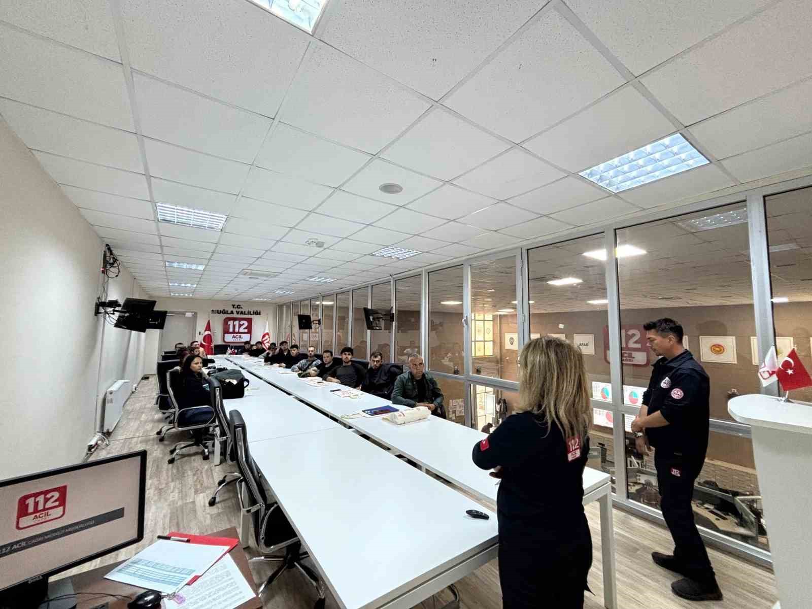 Öğrenciler acil durum süreçlerini yerinde gözlemledi