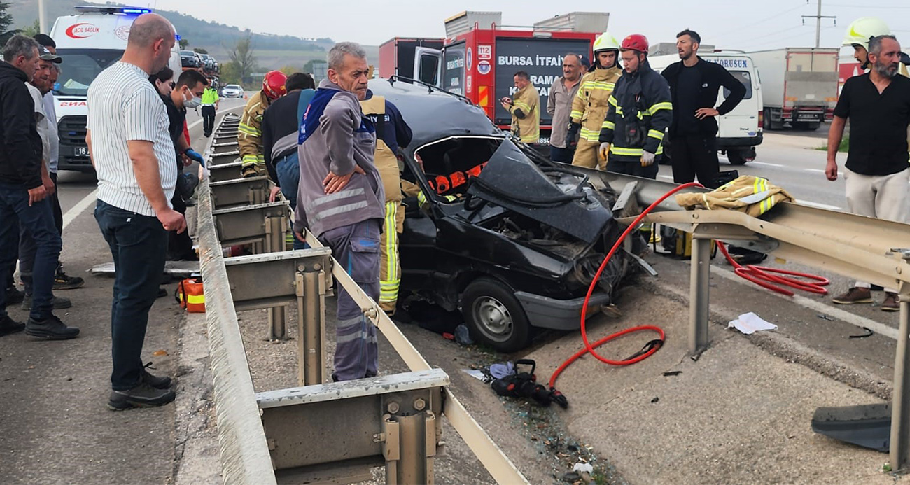 Bursa’da feci kaza: 4 yaralı