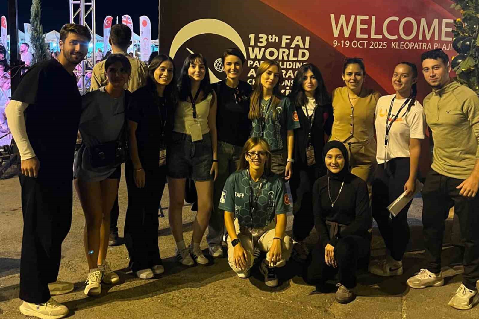 ALKÜ, 13. Dünya Yamaç Paraşütü Hedef Şampiyonası’nda önemli rol üstlendi