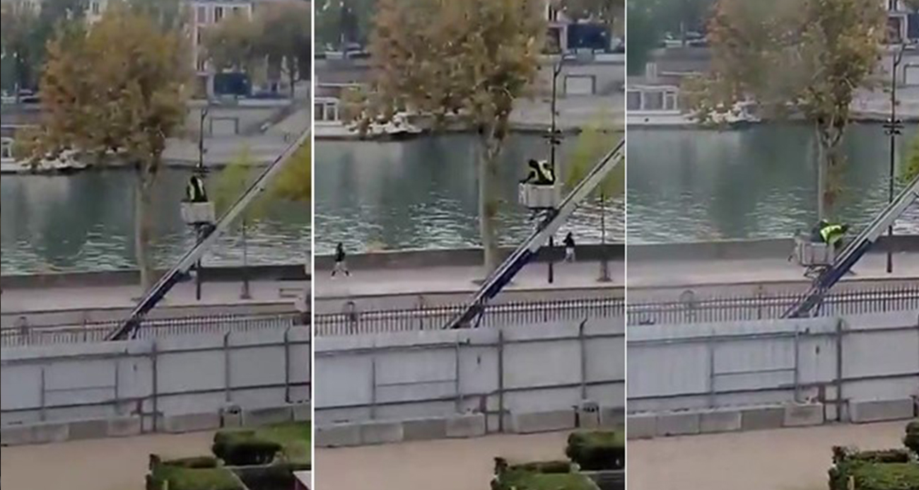 Louvre Müzesi'ndeki hırsızlık ve soyguncularının kaçma anı ortaya çıktı