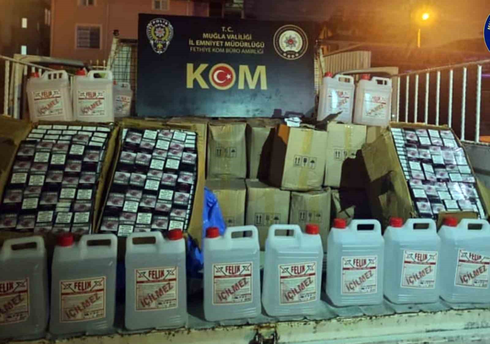 Bin 980 litre sahte şarap ele geçirildi