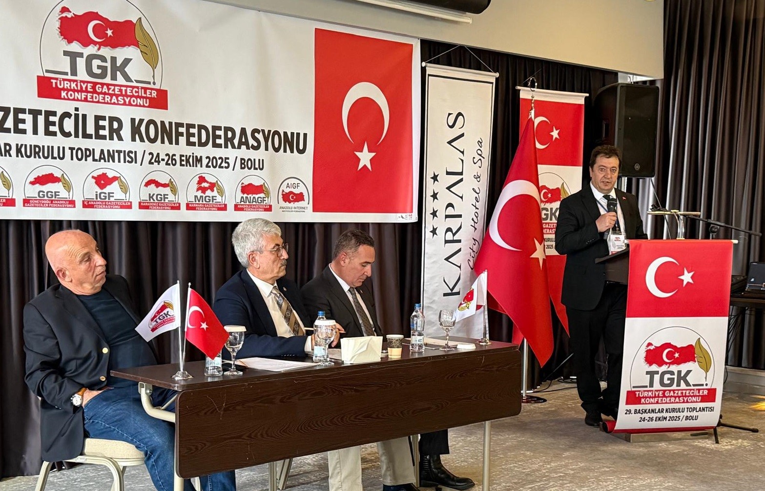 DAGC Başkanı Türkez, TGK Başkanlar Kurulu’nda konuştu