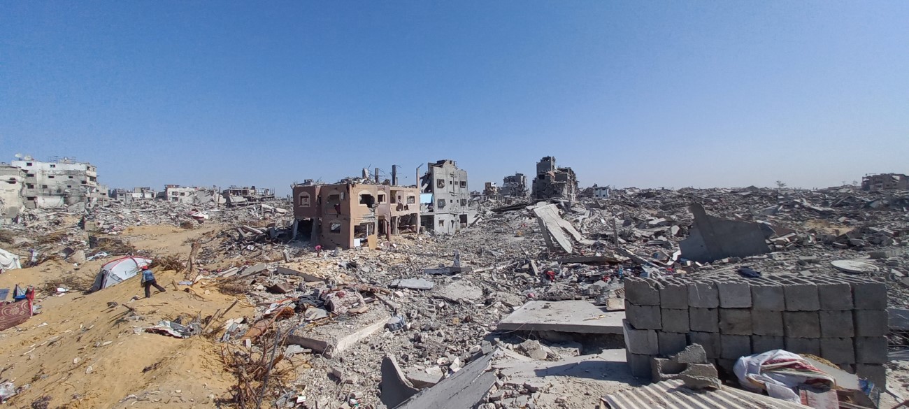 İsrail ordusunun çekildiği Cibaliye'de yıkım gözler önüne serildi