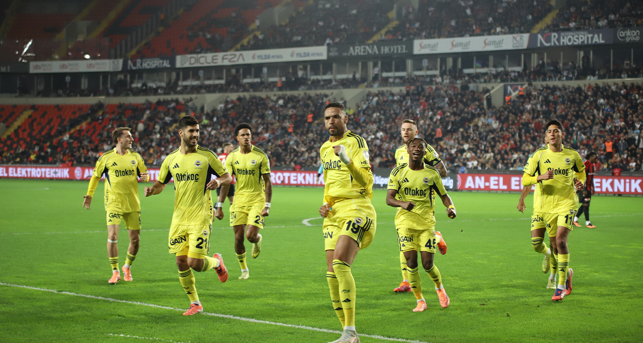 Fenerbahçe, Gaziantep FK’yı üst üste 10. kez mağlup etti