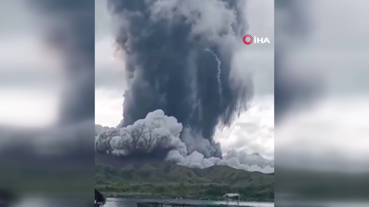 Filipinler’de Taal Yanardağı’nda art arda patlama