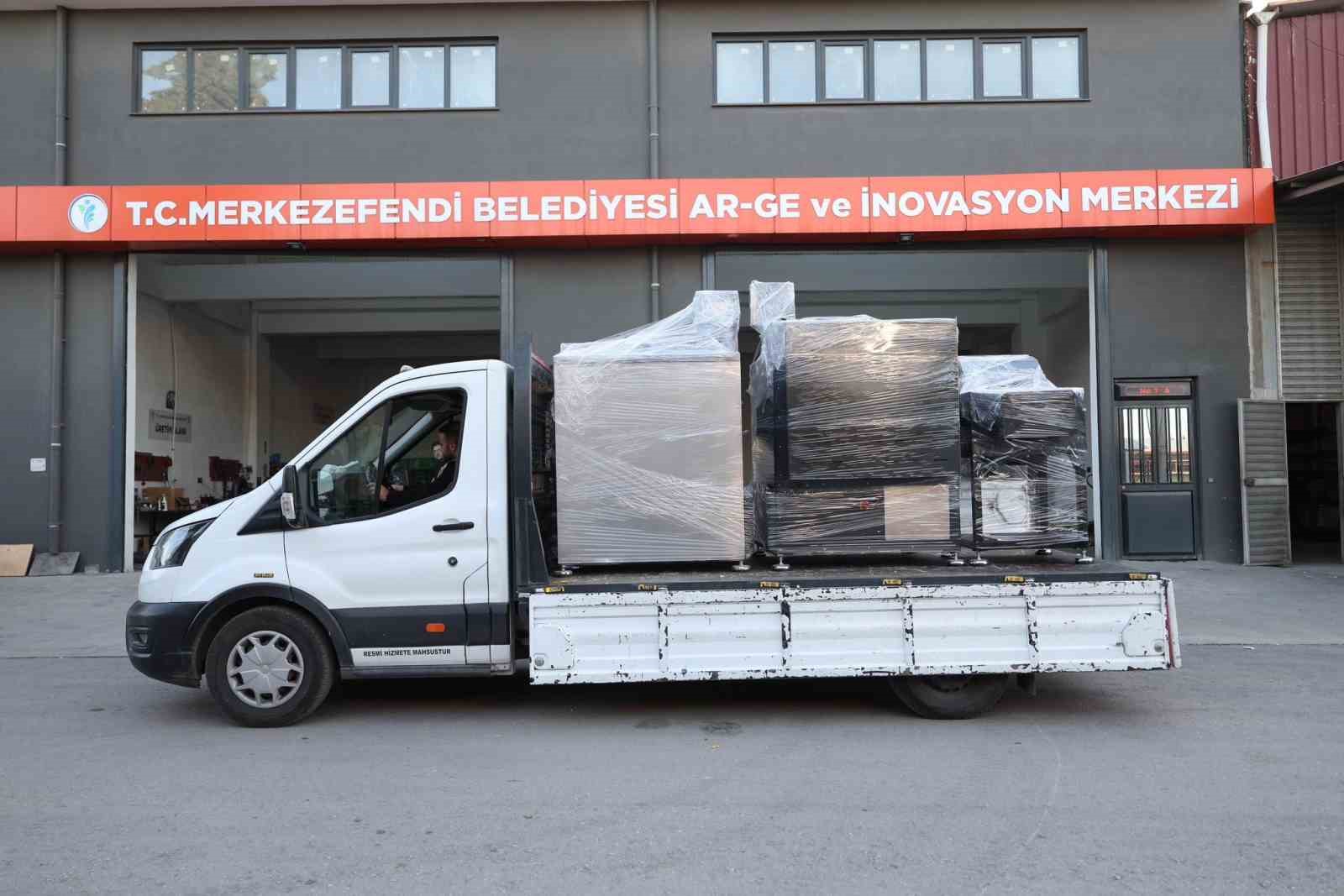 Merkezefendi Belediyesinin 31. mama makinesi Eskişehir’e teslim edildi