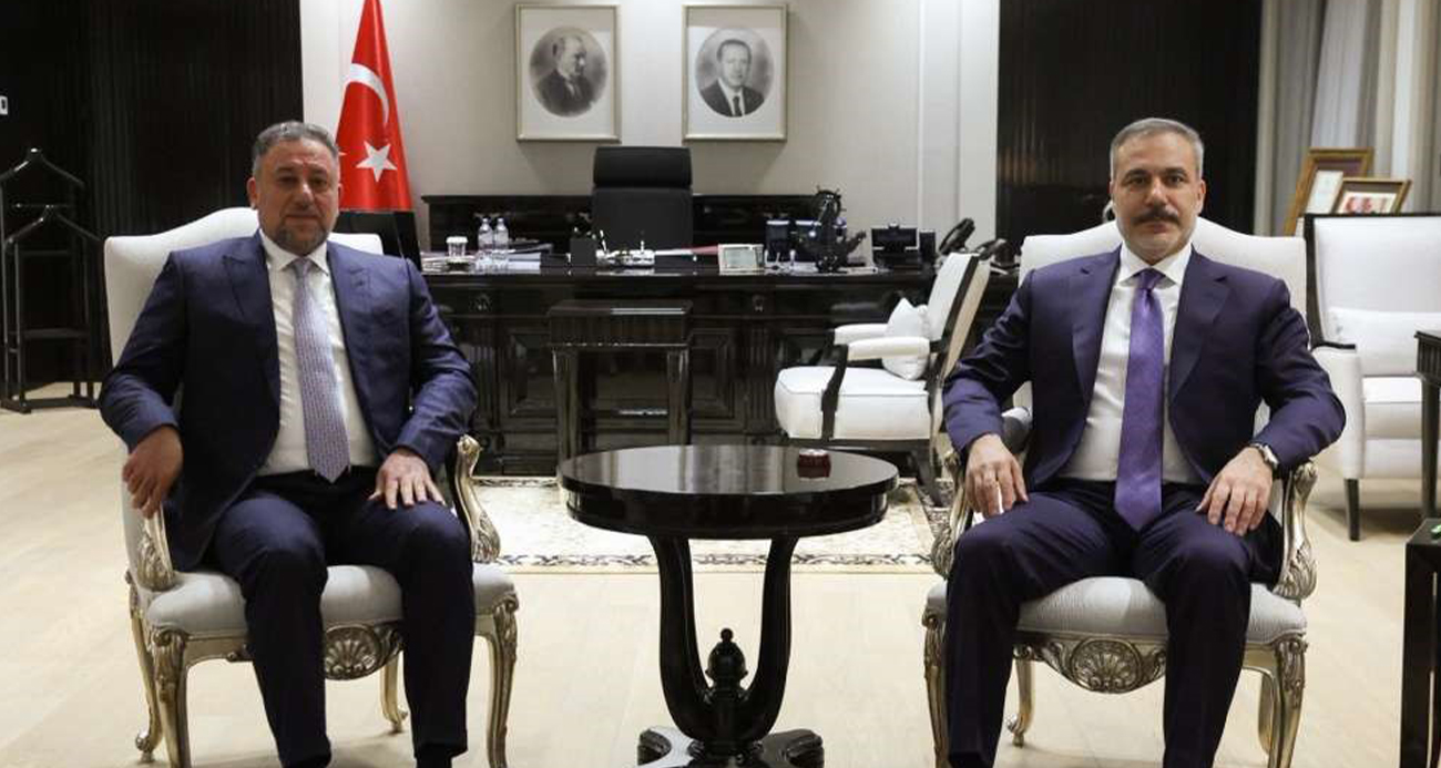 Bakan Fidan, Irak Egemenlik İttifakı Lideri Hançer’i kabul etti